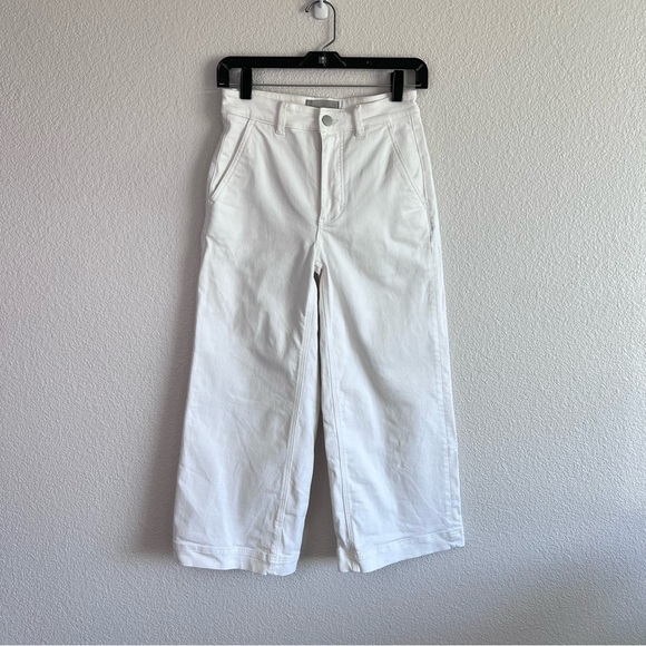 Everlane Women’s Cropped Wide Leg Short Jeans - Picture 1 of 15